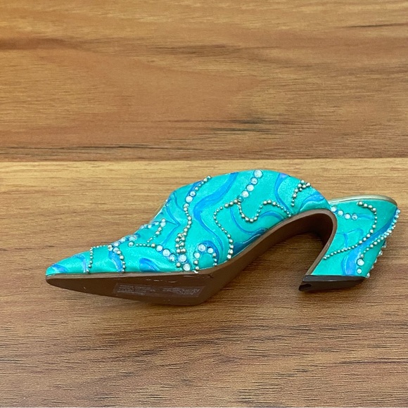 2002 RAINE Just the Right Shoe Enchanted Miniature Ceramic Heel Shoe Figurine - Picture 13 of 15